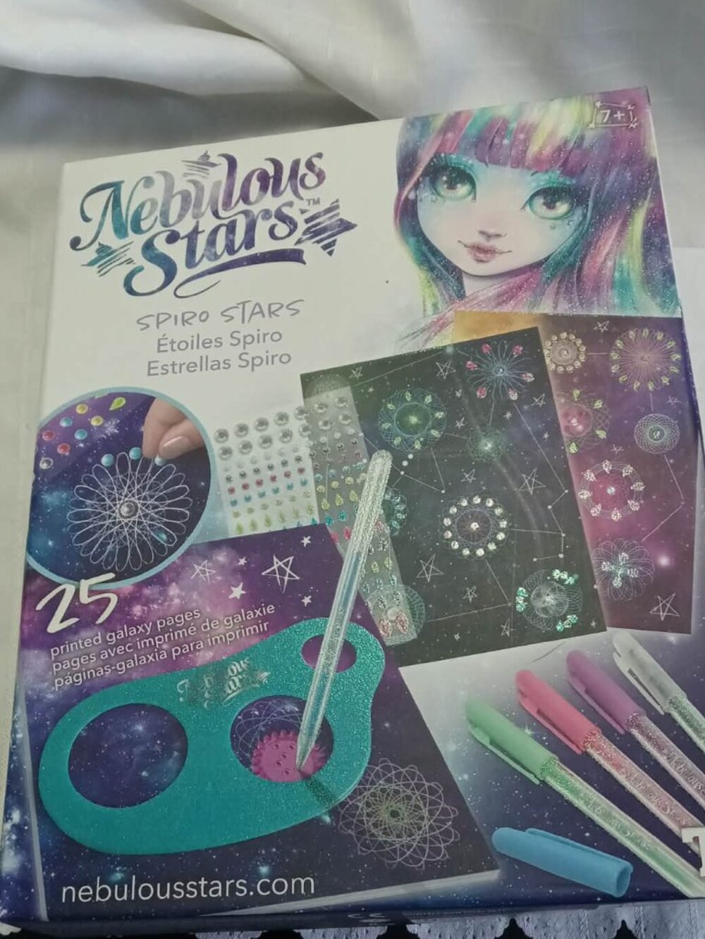 A lot of kid's drawing activities in a fabulous box